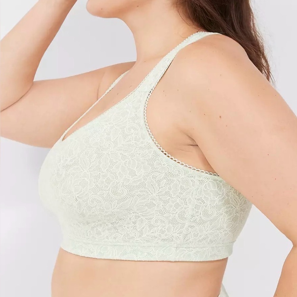 Cacique Lace Longline Bralette in Light Sage - Picture 2 of 8